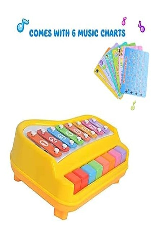 HEERWA TOYS Xylophone Musical Toy for Kids 8 Scale - Piano Keyboard for 1 Year Baby Boy Girl | Birthday Gift for Kids 6-12 Months | Educational Toy for Toddlers, Non-Battery - Image 5